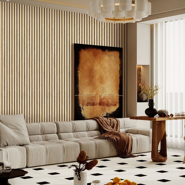 Unisoar Luxury White Oak Acoustic Slat Wall Panels Review