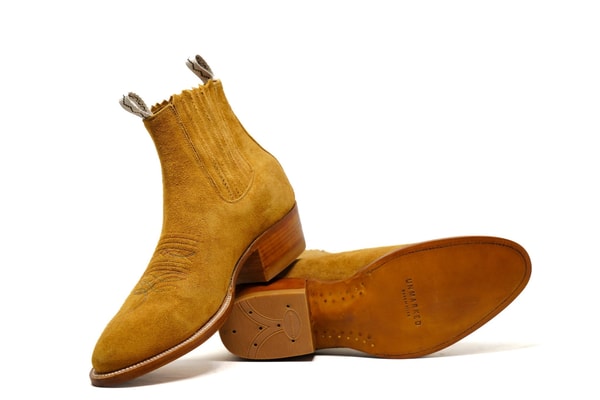 Unmarked El Torino Boots Golden Brown Rese&ntilde;a