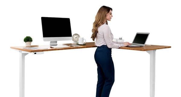 UPLIFT L-Shaped Standing Desk Review