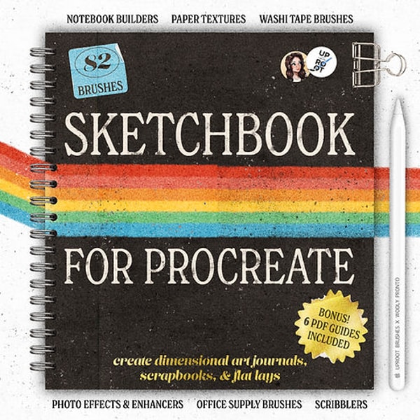 Uproot Brushes Sketchbook for Procreate Review