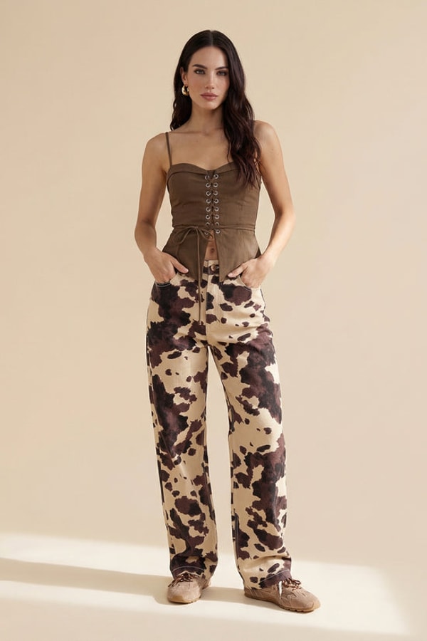 Urban Bliss Cow Print Jeans Review