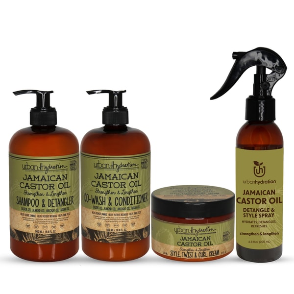 Urban Hydration Jamaican Castor Oil Haircare 4pc Set Review