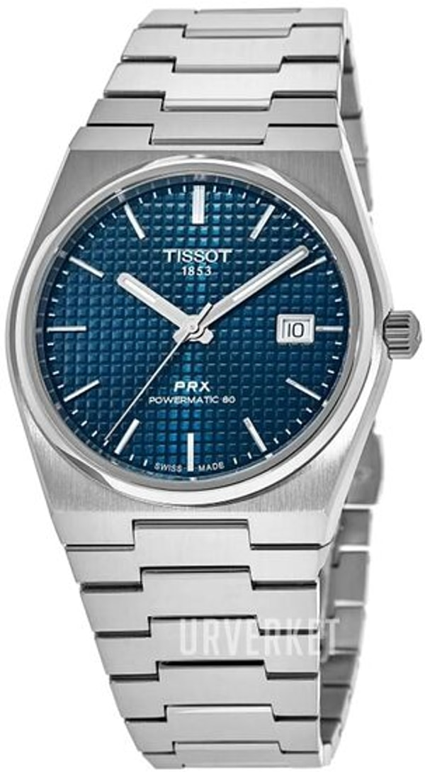 Urverket Tissot Prx Bl&aring;/St&aring;l &Oslash;40 mm Anmeldelse