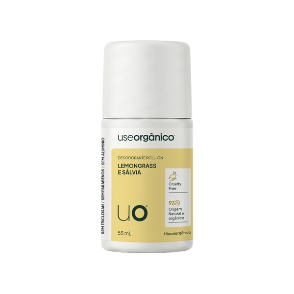UseOrg&acirc;nico Desodorante Roll-on Lemongrass e S&aacute;lvia Avalia&ccedil;&atilde;o