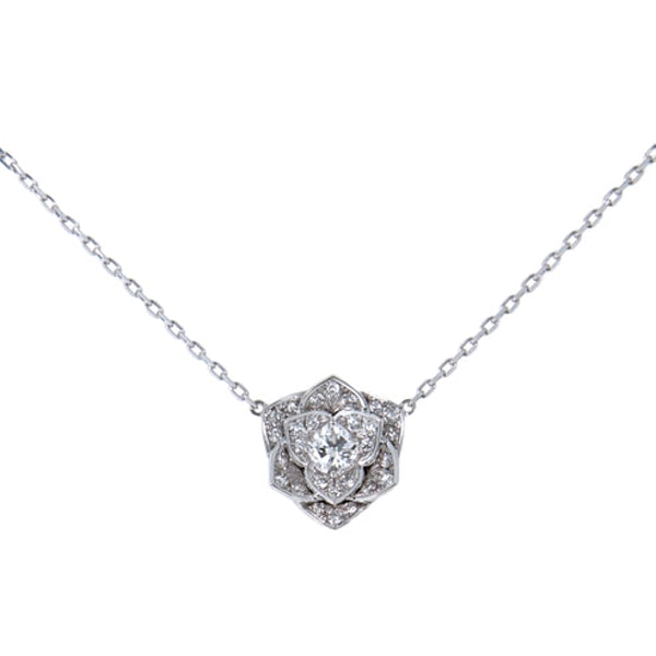 Valentina Fine Jewellery 18K Solid Gold Diamond Rose Necklace Review