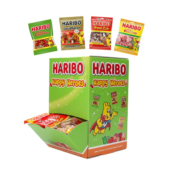 Vandeca Haribo uitdeelbox Happy Heroes Beoordeling