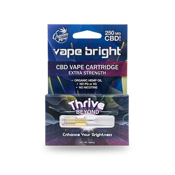 Vape Bright Thrive Beyond CBD Vape Cartridge Review