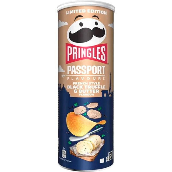 Varus Чипси Pringles картопляні зі смаком чорного трюфеля та масла Огляд