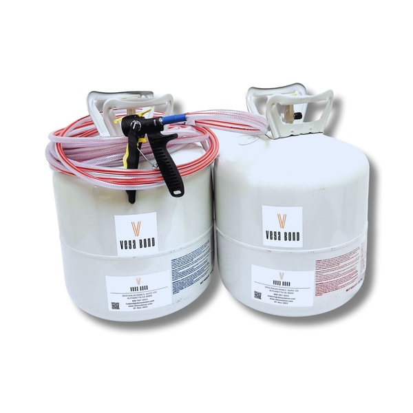 Vega Bond V600 Closed Cell Spray Foam Fast Rise 600 Board Feet Kit Review