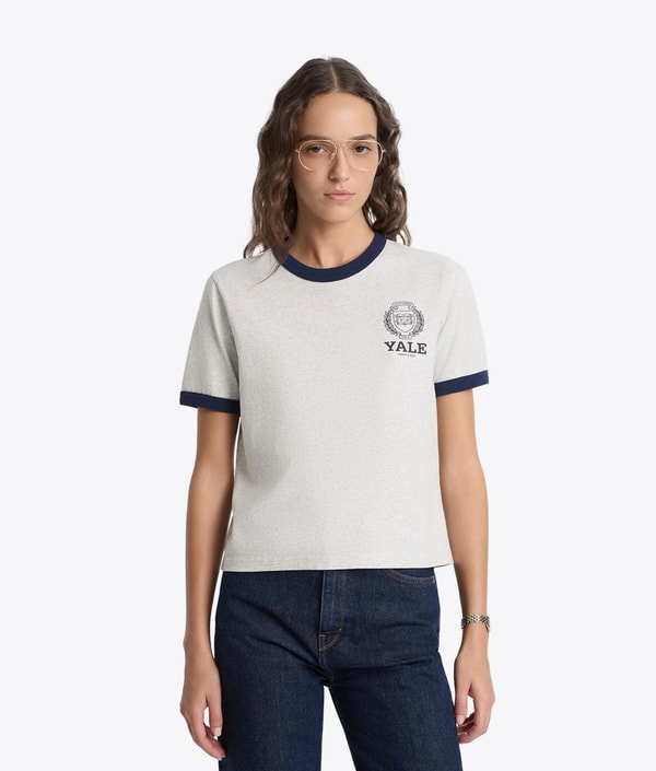 Sporty & Rich X YALE CREST RINGER T-SHIRT समीक्षा