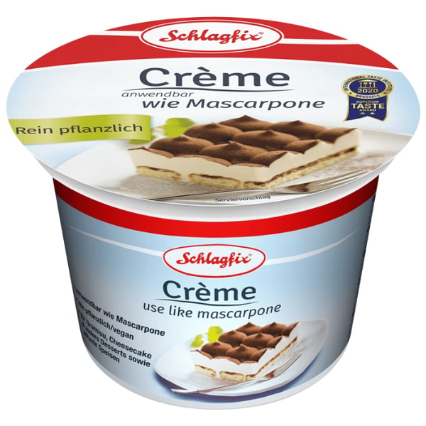 Velivery Creme anwendbar wie Mascarpone Bewertung