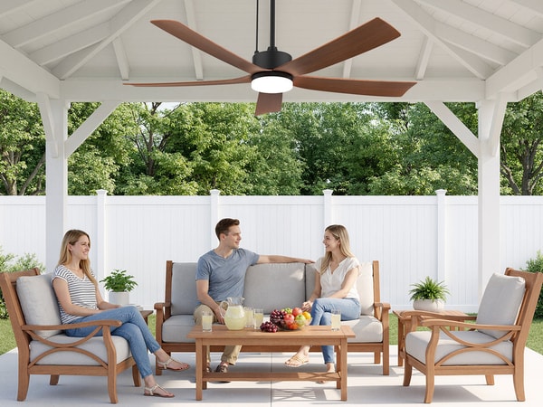 Ventallion 52-Inch Outdoor Solar Ceiling Fan with Light & Battery Backup Reviews