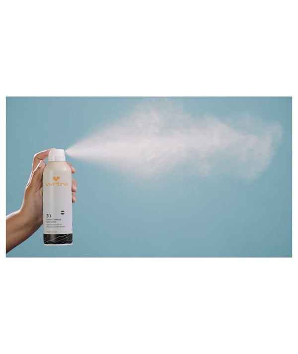 Vertra Coconut Vanilla Sunscreen Body Spray SPF 50 Review