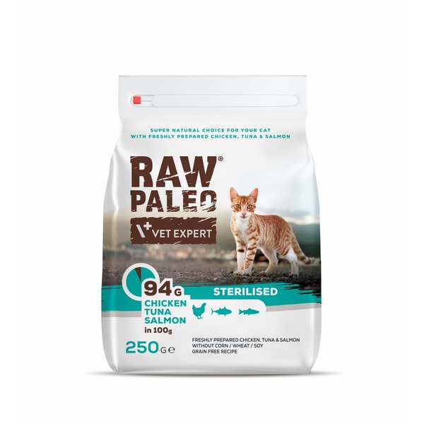 Vetplanet Store RAW PALEO STERILISED CAT recenzja