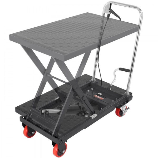 VEVOR Carro mesa elevadora hidr&aacute;ulica VEVOR capacidad 500 lb Rese&ntilde;a