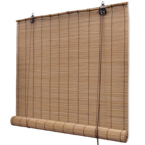 VidaXL Brown Bamboo Roller Blinds 80 x 160 cm Review
