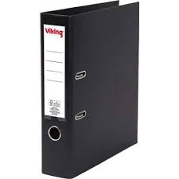 Viking Direct Breed Ordner A4 75 mm Zwart 2 Ringen Kunststof Mat Staand Beoordeling