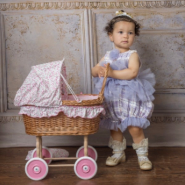 Petite Maison Kids Violet Tweed and Tulle Romper Review