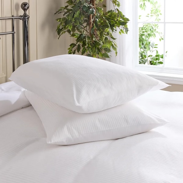 Vision Linens Home Hotel Pure Luxury Cotton Percale Satin Stripe Pillowcase Review