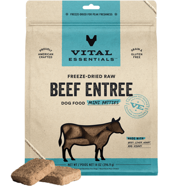 Vital Essentials Freeze-Dried Raw Beef Entree Mini Patties Review