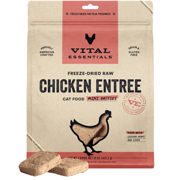 Vital Essentials Freeze-Dried Raw Chicken Entree Mini Patties Review