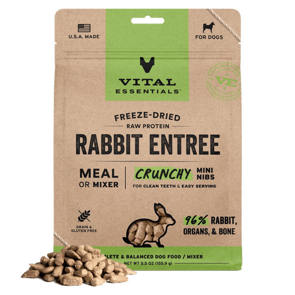 Vital Essentials Freeze-Dried Raw Rabbit Entree Mini Nibs Review