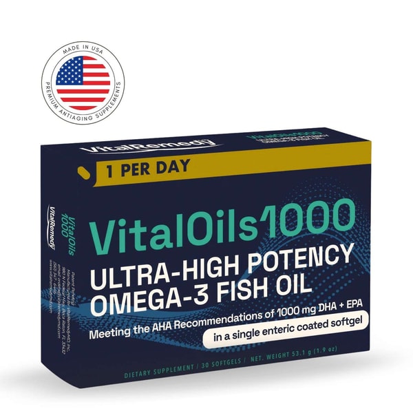 VitalRemedyMD VitalOils1000 Softgels Review