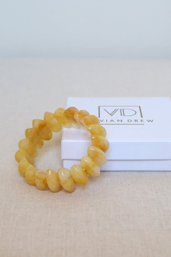 Vivian Drew Yellow Jade Bracelet Review