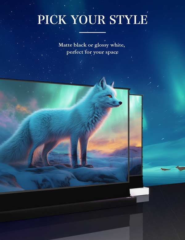 VIVIDSTORM S Lite Hyper Motorized Tension Floor Rising Lenticular ALR Projector Screen Review