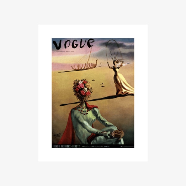 Vogue 1939 S.Dal&iacute; Ship Remains Cover Print Review
