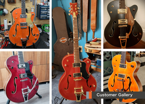 HB Hollow Body Style Build Your Own Guitar Kit Review