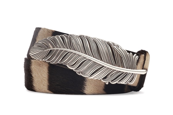 W. Kleinberg Zebra Belt with Feather Plaque Buckle Review