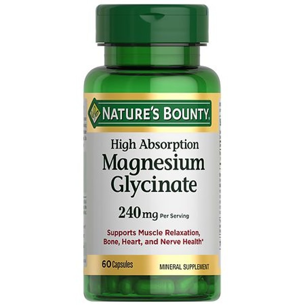 Nature's Bounty High Absorption Magnesium Glycinate Review