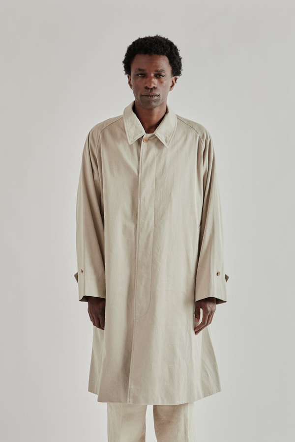 Wallace Mercantile Shop Cotton Covert Gabardine Walker Coat Avis