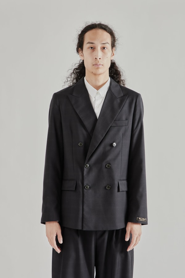 Wallace Mercantile Shop Double Breasted Peak Blazer Avis