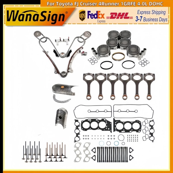 Wanasign Auto 1GR-FE 4.0L Engine Rebuild Kit Review