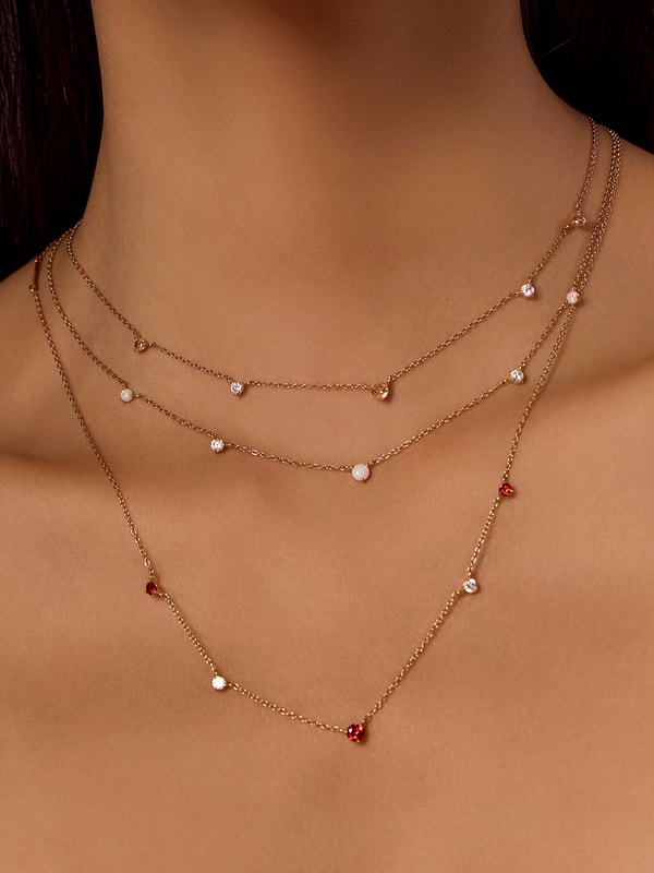 Wanderlust + Co Multi Birthstone 14K Gold Vermeil Necklace Review