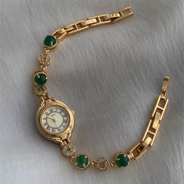 WatchwithSun Vintage Style Green Jade Stone Bracelet Watch Review