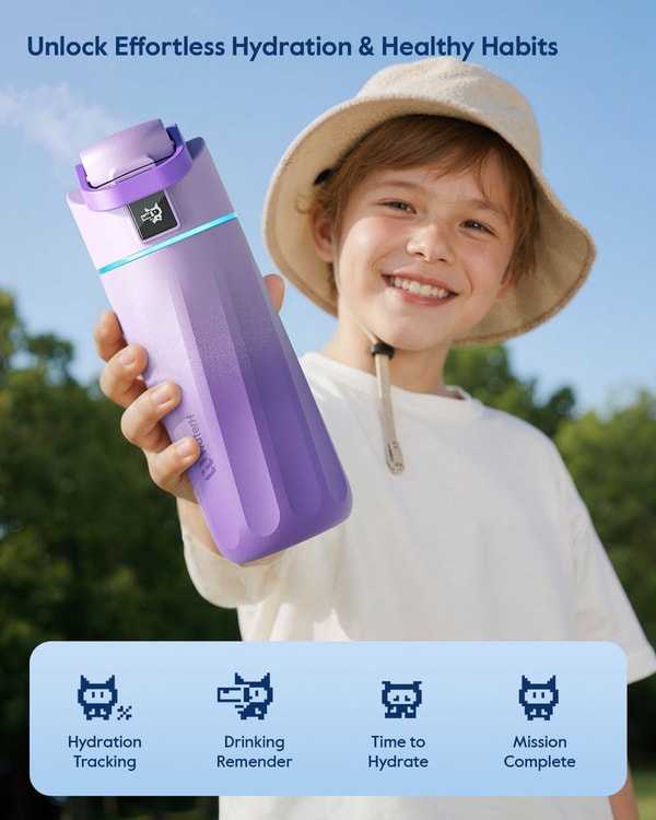 WaterH kids Smart Water Bottle 16oz Review