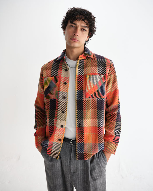 Wax London Whiting - Orange Pike Check Overshirt Review