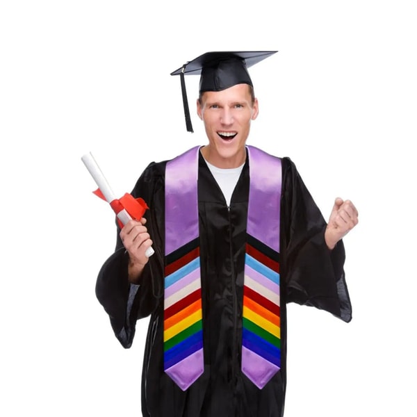 We Are Pride Lavender Graduation Stole Review