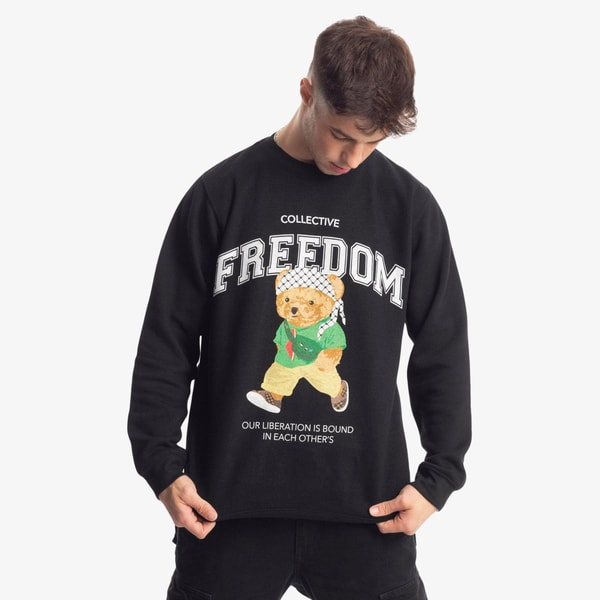 Wear The Peace Freedom Bear Crewneck Review