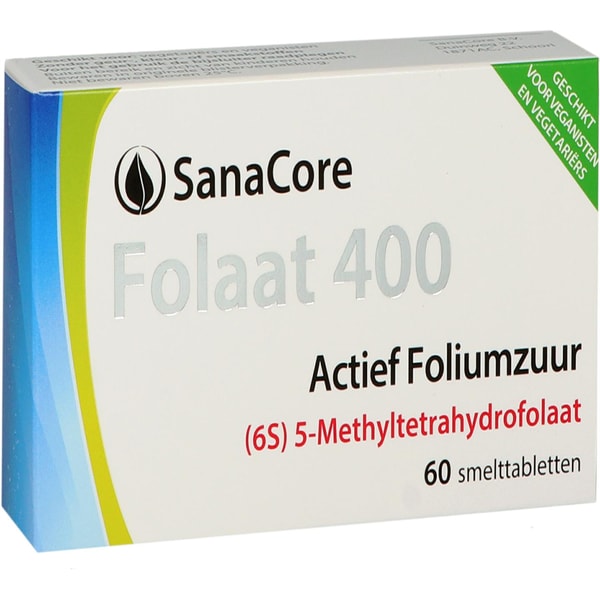 Webvitaal SanaCore Folaat 400 Beoordeling