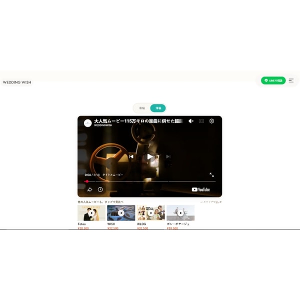 Wedding Video WISH  115万キロ レビュー