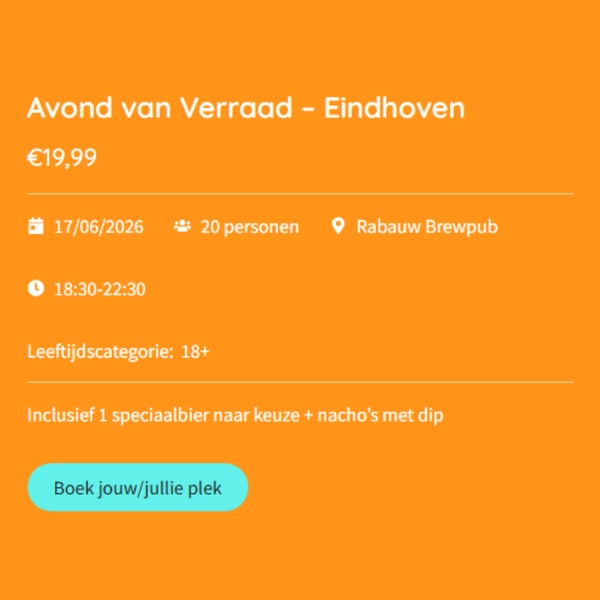 WeekendHet Avond ter Verraad Beoordeling