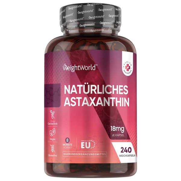 Nat&uuml;rliches Astaxanthin Bewertung