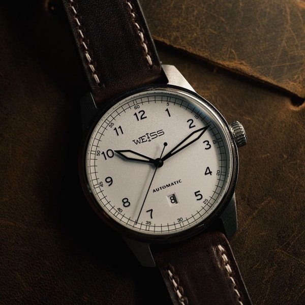 Weiss Watch Company 42mm Automatic Standard Issue Field Watch with Date Review