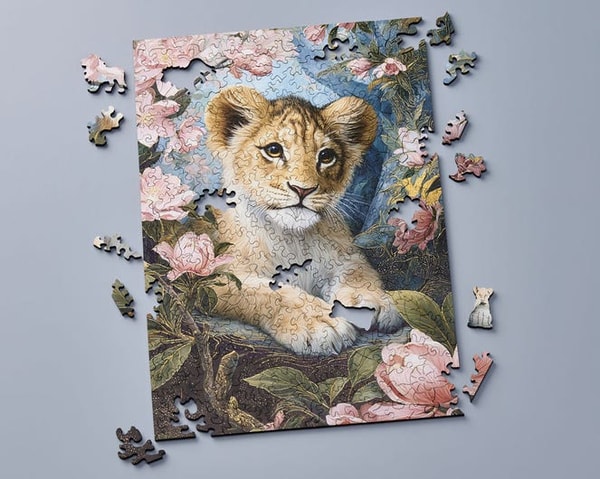 Wentworth Wooden Puzzles Magnolia Lion Cub Review