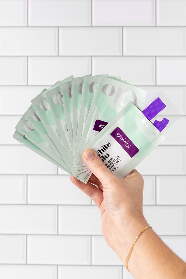 White Glo Purple Whitening Strips Review