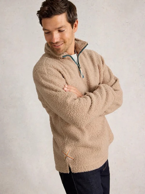 White Stuff Half-Zip aus Teddyfell Bewertung